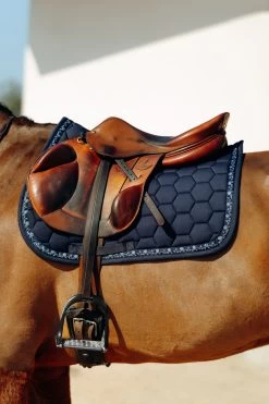 Horze Kaitlin Vielseitigkeitsschabracke Mit Floraler Einfassung -Pferdebedarf Discounter 17403 PDB 3