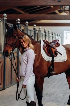 Horze Kaitlin Vielseitigkeitsschabracke Mit Floraler Einfassung -Pferdebedarf Discounter 17403 WH 3