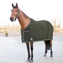 Horze Fleece Turnier Abschwitzdecke 31 Horze Fleece Turnier Abschwitzdecke -Pferdebedarf Discounter 24707 LDGR SI 1