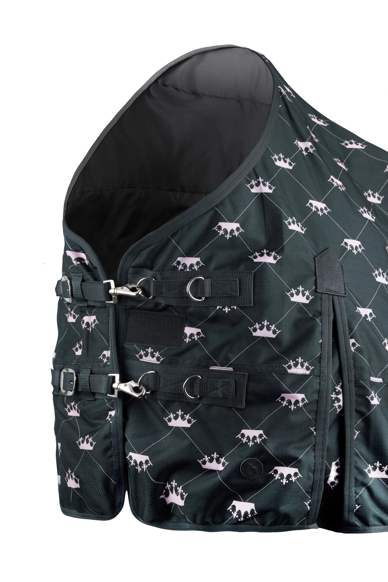 Horze Pony Regendecke Mit Kronenprint, 100g 2 Horze Pony Regendecke Mit Kronenprint, 100g – Bild 2