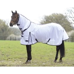 Weatherbeeta Comfitec Essential Mesh II Combo Fliegendecke Mit Festem Halsteil 10 Weatherbeeta Comfitec Essential Mesh II Combo Fliegendecke Mit Festem Halsteil -Pferdebedarf Discounter 317414 WH PU BL 1