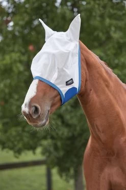 Weatherbeeta Comfitec Essential Mesh Maske -Pferdebedarf Discounter 317416 WH DB GR 1