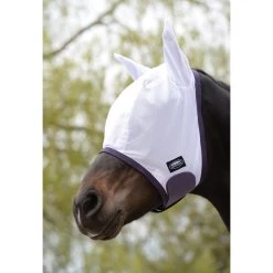 Weatherbeeta Comfitec Essential Mesh Maske -Pferdebedarf Discounter 317416 WH PU BL 1