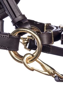 F.R.A. Pariba Sidepull (System 3) Mit Geflochtenem Nasenriemen, Inkl. Zügel -Pferdebedarf Discounter 322922 BR BRS 2