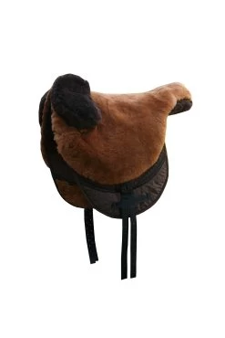 FRA Macon Extra Lammfell Reitkissen Mit Pauschen, S -Pferdebedarf Discounter 322957 BR DBR 1