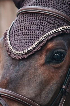 Kentucky Horsewear Stone & Pearl Soundless Fliegenhaube Lang -Pferdebedarf Discounter 329944 BR 2