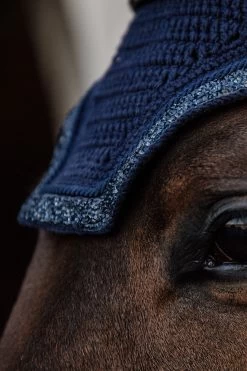 Kentucky Horsewear Wellington Glitter Stone Soundless Fliegenhaube -Pferdebedarf Discounter 333272 DB 2