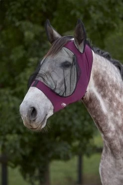 Weatherbeeta Deluxe Stretch Fliegenmaske Mit Ohren -Pferdebedarf Discounter 338282 PU BL 1